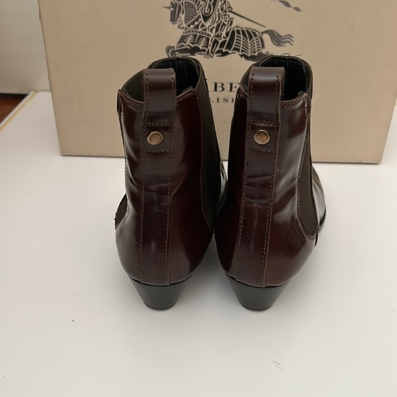 Burberry Britt equestrian, tallow ankle boot chestnut brown-authentic - Picture 3 of 8